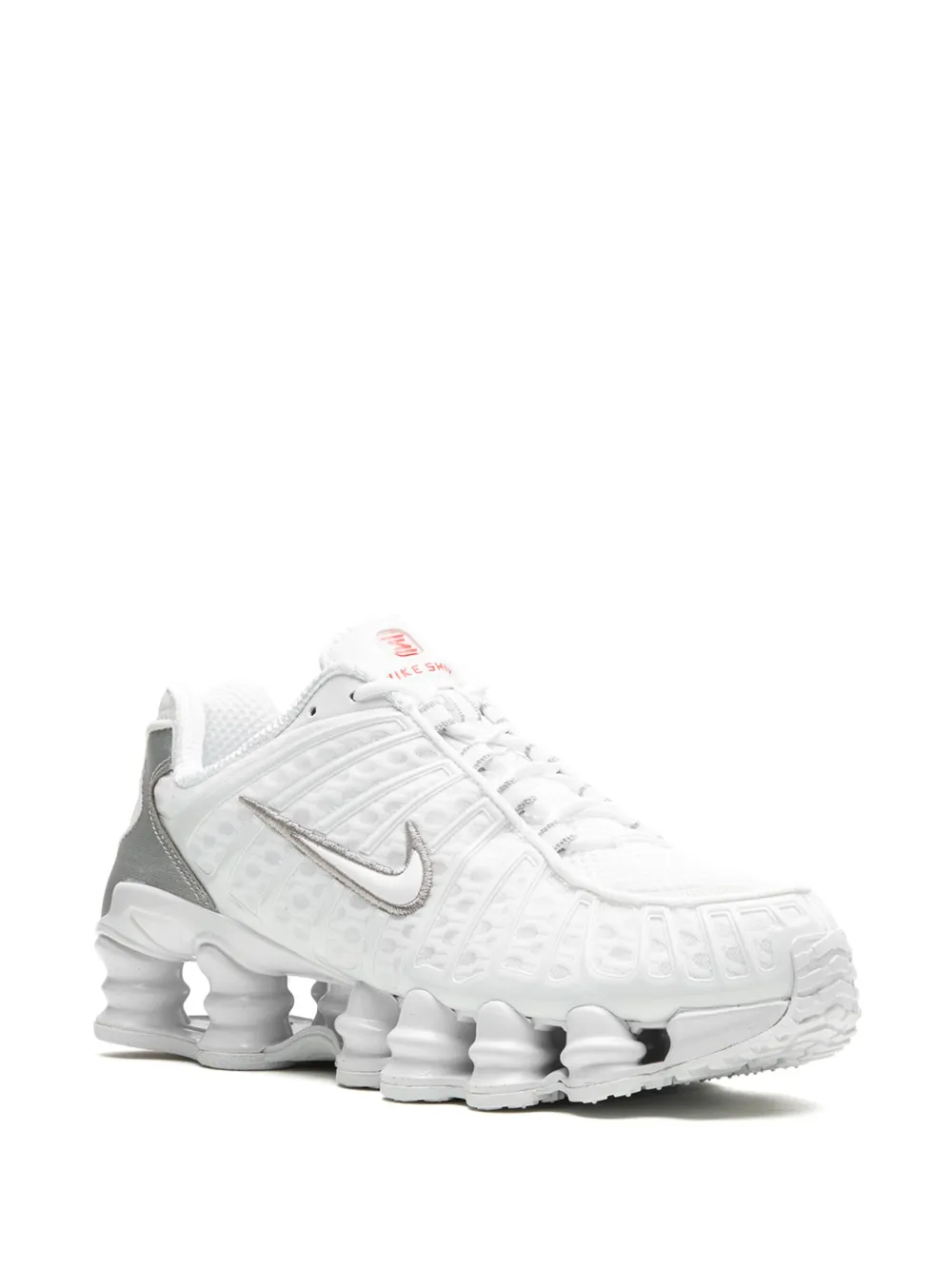 Nike Shox TL White Metallic Silver Max Orange Image 2