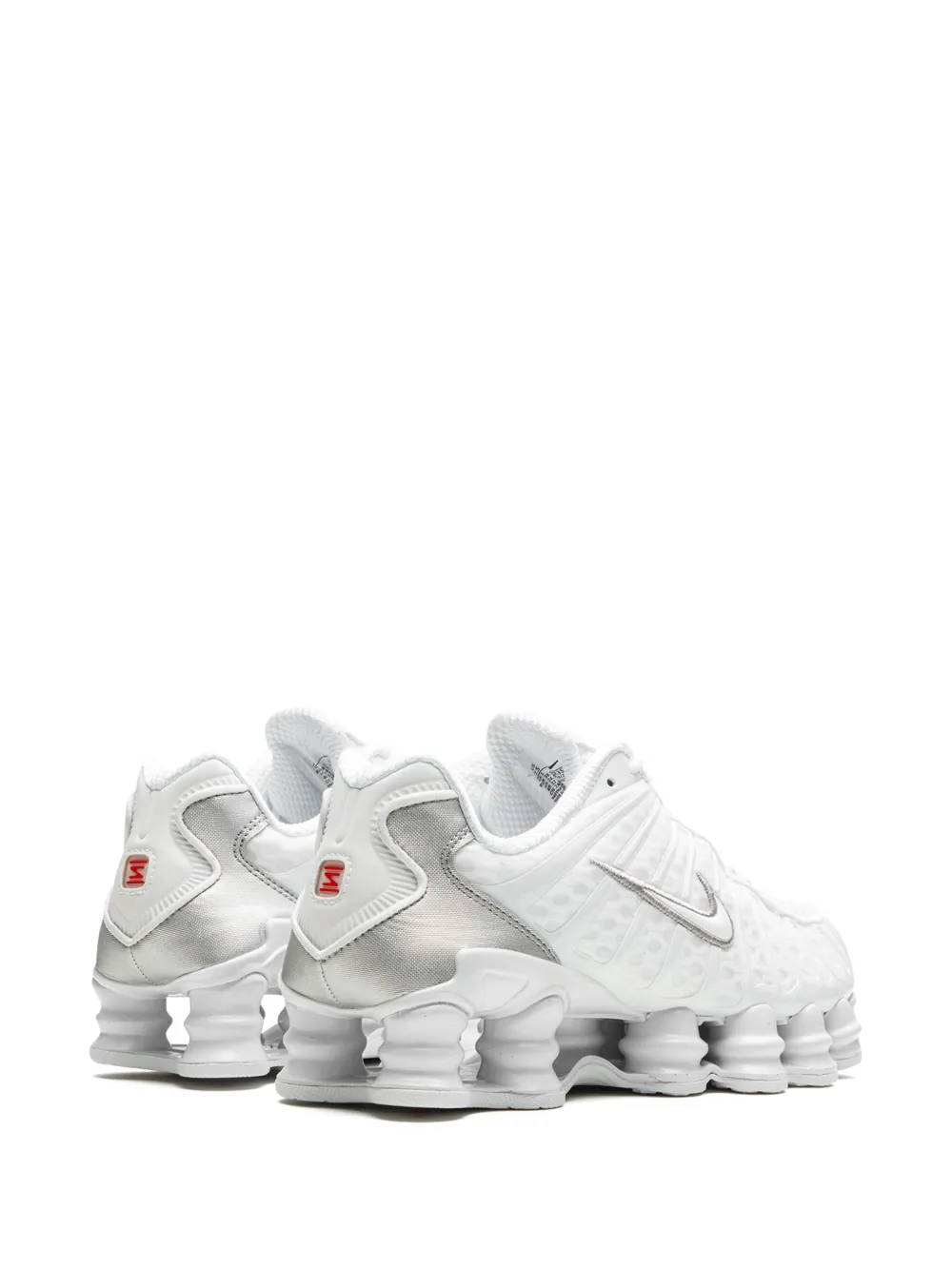 Nike Shox TL White Metallic Silver Max Orange Image 3