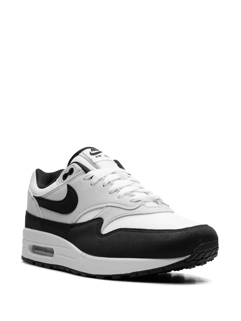Nike Air Max 1 White Black Image 2
