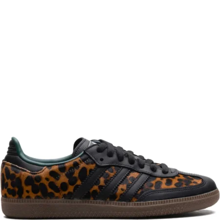 Adidas Samba OG Black Green Leopard