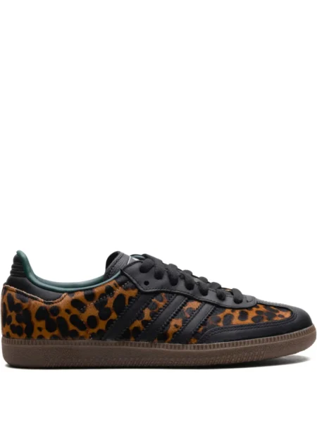 Adidas Samba OG Black Green Leopard