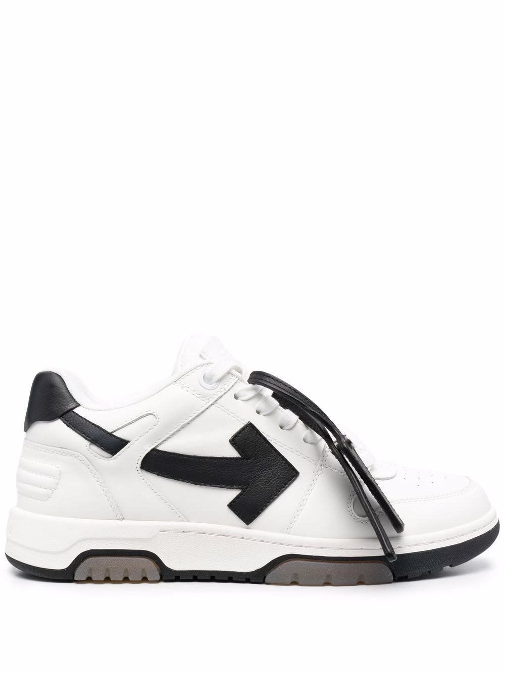 OFF-WHITE Out Of Office OOO 30 MM Low Tops Black White Blue