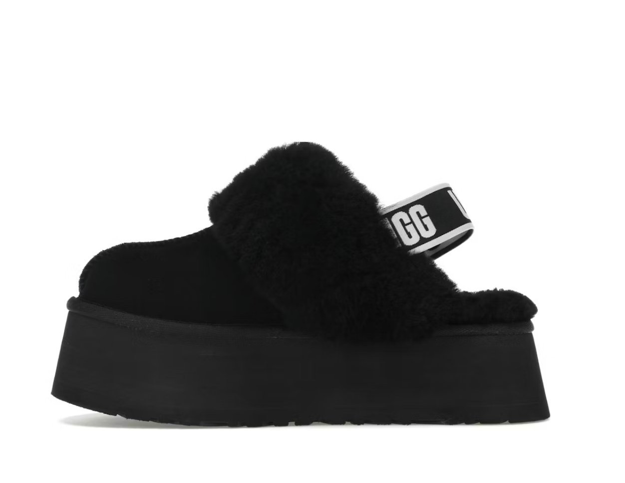 UGG Funkette Slipper Black Image 2