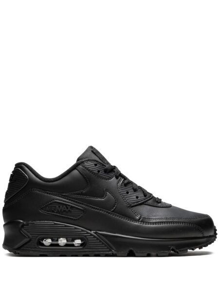 Nike Air Max 90 Leather Triple Black (GS)