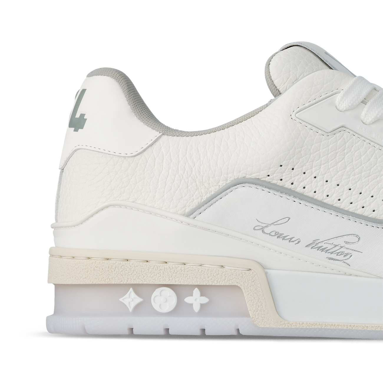 Louis Vuitton LV Trainer White Signature Image 5