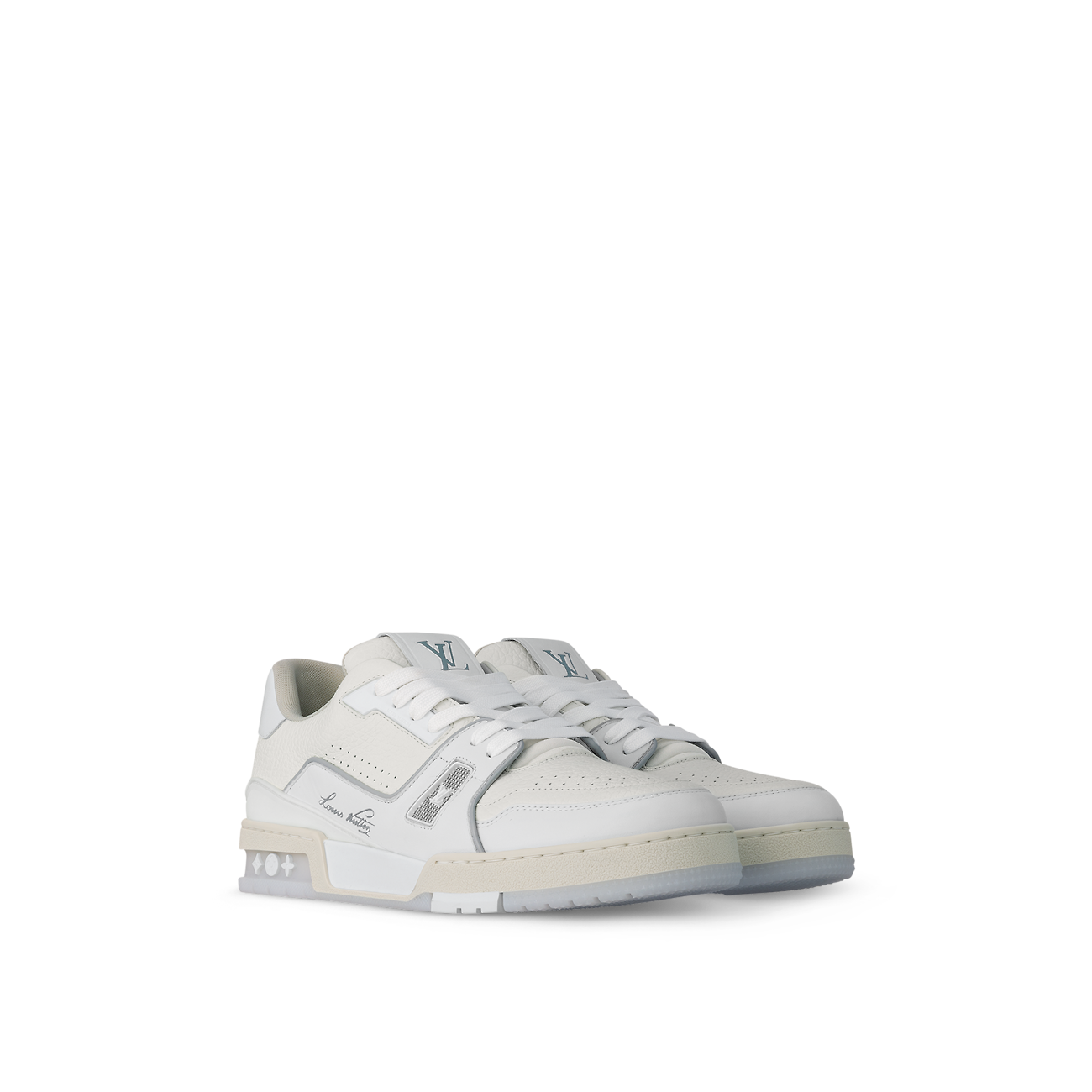 Louis Vuitton LV Trainer White Signature Image 2