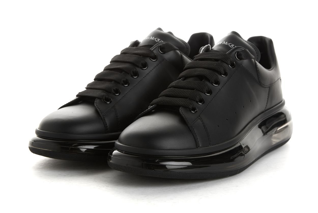 Alexander McQueen Oversized Black Shiny Sole Image 2