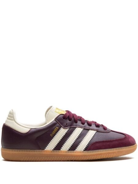 Adidas Samba OG Maroon Gold Metallic