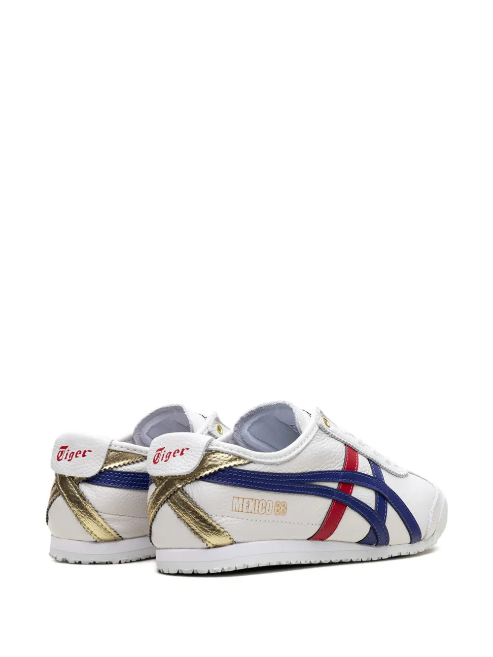Onitsuka Tiger Mexico 66 White Dark Blue Red Gold Image 4
