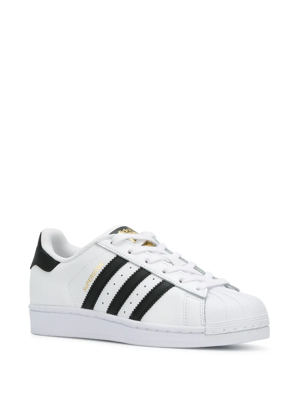 Adidas Superstar White Black Image 2