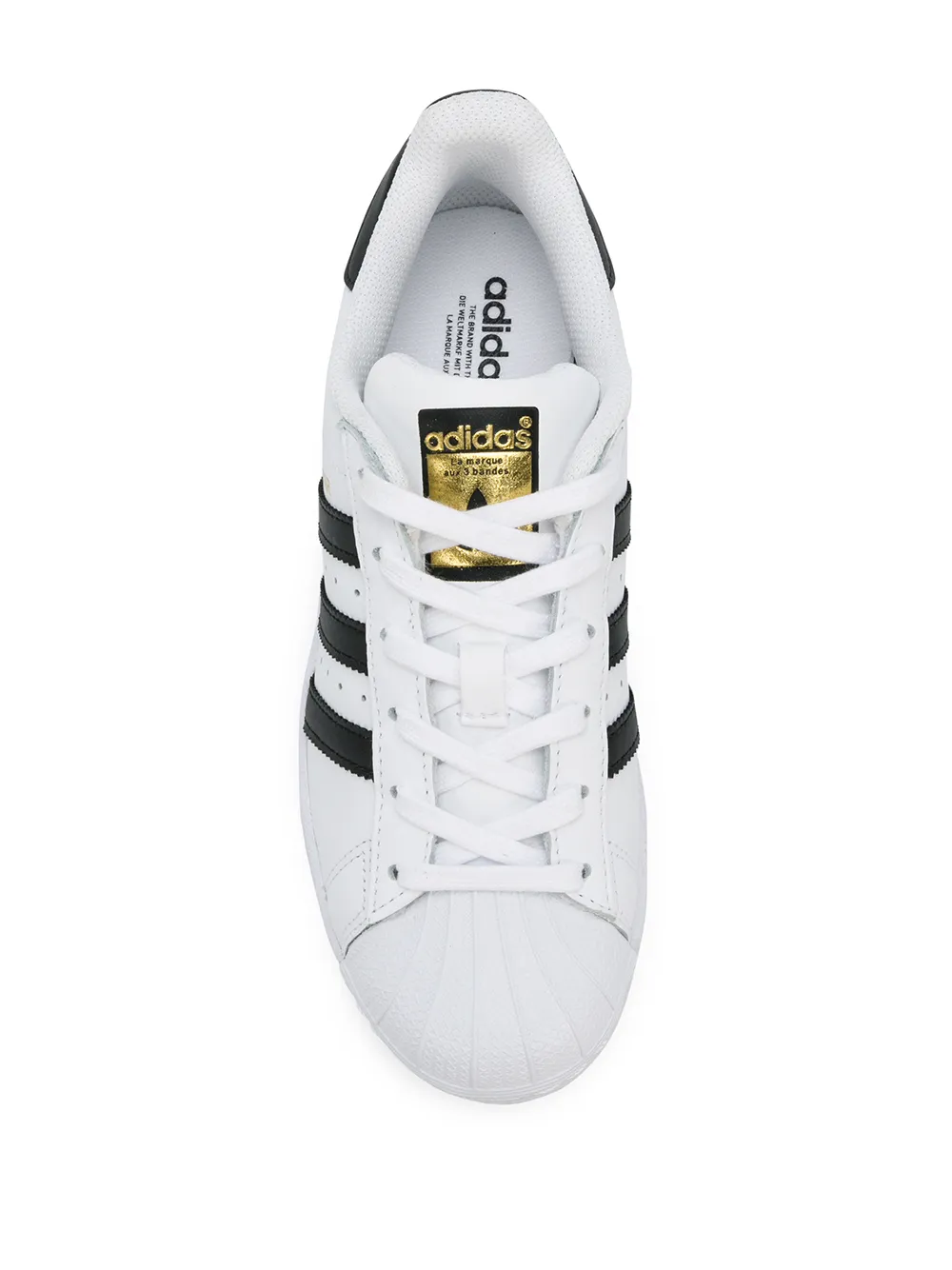 Adidas Superstar White Black Image 3