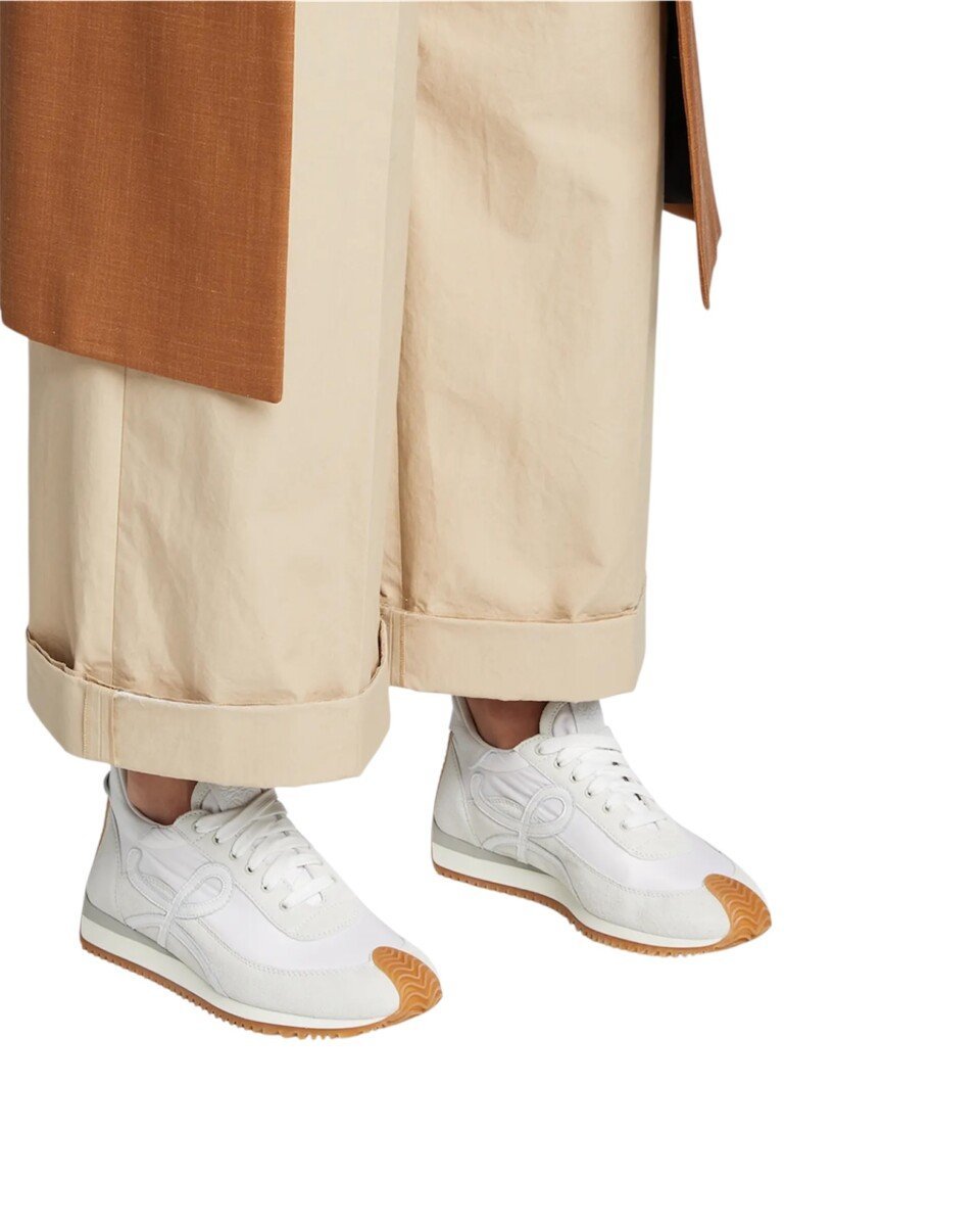 Loewe Flow Runner Low White Light Grey Gum Image 6