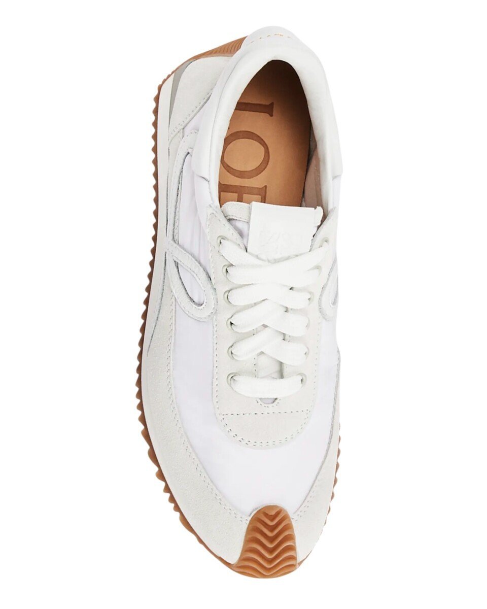 Loewe Flow Runner Low White Light Grey Gum Image 3