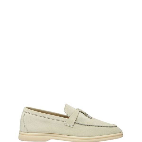 Loro Piana Summer Charms Walk Loafer Suede Deep Ice