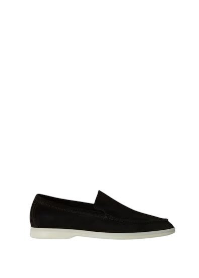 Loro Piana Summer Walk Loafer Suede Black