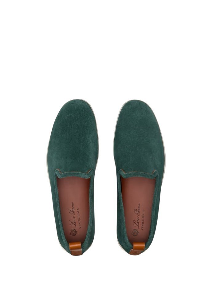 Loro Piana Venice Walk Loafer Conifer Image 4