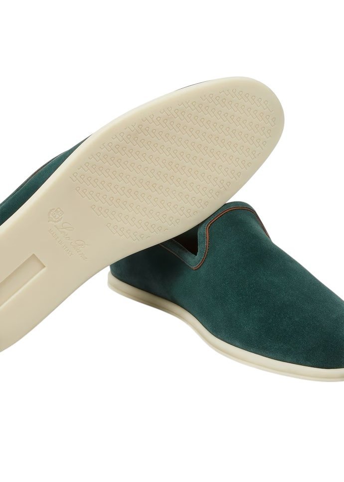 Loro Piana Venice Walk Loafer Conifer Image 6