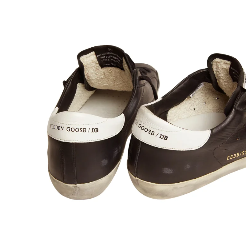 Golden Goose Super Star – Black White Leather Image 3