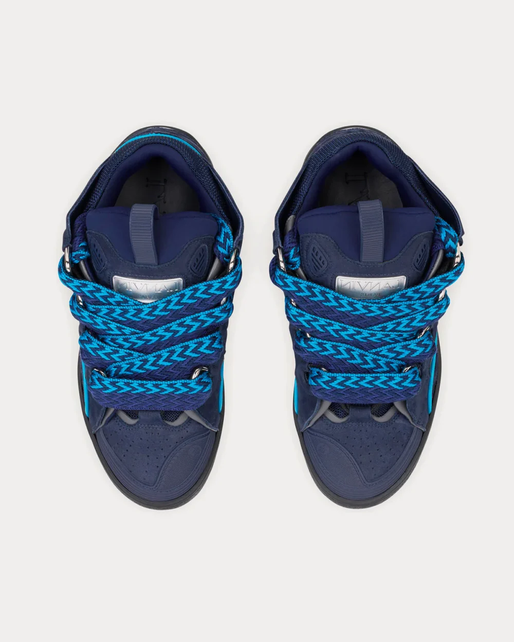 Lanvin Curb Leather Navy Blue - Image 3