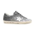 Glitter Silver Metallic Star