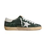 Green Suede Silver Star