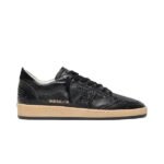 Black Nappa Glitter Star