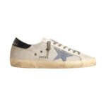 Pale Silver Mesh Light Blue Star