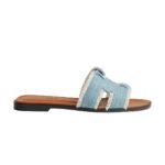 Fringed Denim - Bleu Clair